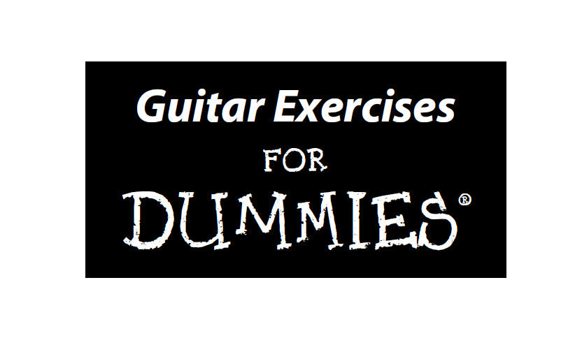 GUITAR EXERCISES FOR DUMMIES BOOK 240 PAGES IN ENGLISH