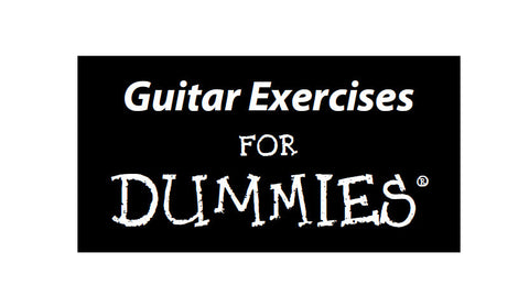 GUITAR EXERCISES FOR DUMMIES BOOK 240 PAGES IN ENGLISH