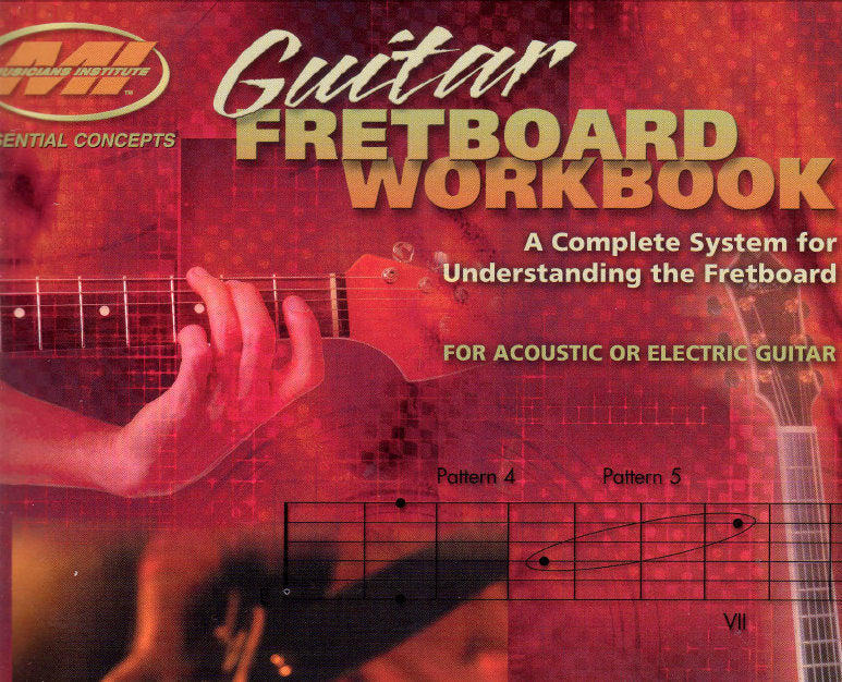 GUITAR FRETBOARD WORKBOOK 80 PAGES IN ENGLISH