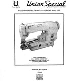 JUKI 63900 SEWING MACHINE ADJUSTING INSTRUCTIONS BOOK INC PARTS LIST 50 PAGES ENG