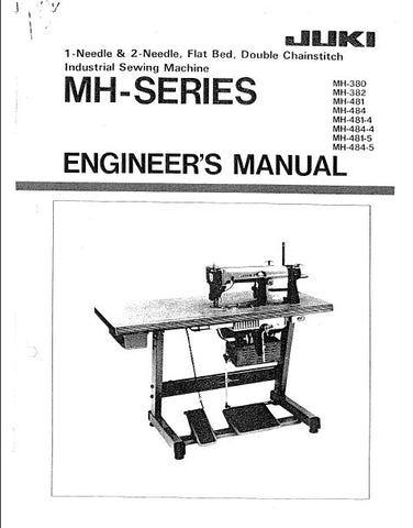 JUKI MH-SERIES SEWING MACHINE ENGINEERS MANUAL 61 PAGES ENG