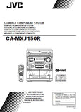 JVC CA-MXJ150R COMPACT COMPONENT SYSTEM INSTRUCTIONS 38 PAGES ENG