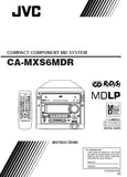JVC CA-MXS6MDR COMPACT COMPONENT MD SYSTEM INSTRUCTIONS 77 PAGES ENG
