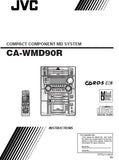 JVC CA-WMD90R COMPACT COMPONENT MD SYSTEM INSTRUCTIONS 62 PAGES ENG