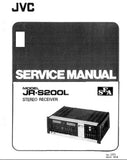 JVC JR-S200L STEREO RECEIVER SERVICE MANUAL INC PCBS SCHEMS DIAG AND PARTS LIST 36 PAGES ENG