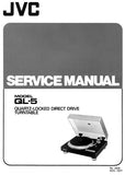 JVC QL-5 QUARTZ LOCKED DIRECT DRIVE TURNTABLE SERVICE MANUAL INC BLK DIAG PCBS SCHEM DIAG AND PARTS LIST 25 PAGES ENG