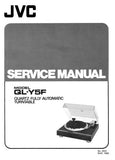 JVC QL-Y5F QUARTZ FULLY AUTOMATIC TURNTABLE SERVICE MANUAL INC PCBS AND PARTS LIST 25 PAGES ENG