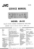 JVC JA-S5 SOLID STATE STEREO INTEGRATED AMPLIFIER SERVICE MANUAL INC BLK DIAG PCBS SCHEM DIAGS AND PARTS LIST 26 PAGES ENG