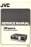 JVC JR-S201L DC INTEGRATED RECEIVER SERVICE MANUAL INC PCBS AND PARTS LIST 31 PAGES ENG