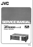 JVC JR-S300 MARK II STEREO RECEIVER SERVICE MANUAL INC SCHEM DIAG PCB'S AND PARTS LIST 35 PAGES ENG