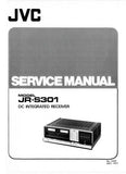 JVC JR-S301 DC INTEGRATED STEREO RECEIVER SERVICE MANUAL INC SCHEM DIAG PCB'S AND PARTS LIST 36 PAGES ENG