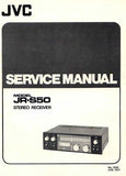JVC JR-S50 STEREO RECEIVER SERVICE MANUAL INC PCBS SCHEM DIAGS AND PARTS LIST 29 PAGES ENG