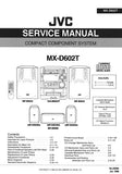 JVC MX-D602T COMPACT COMPONENT SYSTEM SERVICE MANUAL INC BLK DIAGS PCBS SCHEM DIAGS AND PARTS LIST 120 PAGES ENG