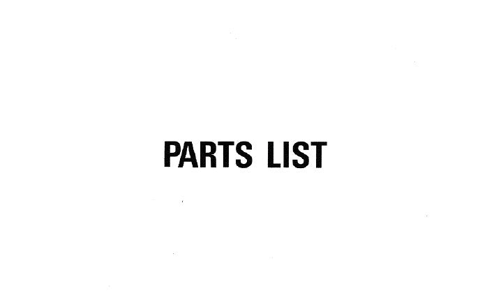 JVC RX-1001VBK COMPUTER CONTROLLED STEREO RECEIVER PCB'S AND PARTS LIST 28 PAGES ENG
