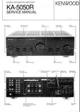 KENWOOD KA-5050R STEREO INTEGRATED AMPLIFIER SERVICE MANUAL INC PCBS, SCHEM DIAGS, AND PARTS LIST 24 PAGES ENG