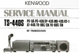 KENWOOD AT-440 TS-440S YK-88C YK-88CN YK-88S YK-88SN PS-50 PS-430 SP-430 MB-430 VS-1 HF TRANSCEIVER SERVICE MANUAL INC BLK DIAG PCBS SCHEM DIAGS AND PARTS LIST 116 PAGES ENG