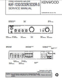 KENWOOD KAF-1030 KAF-3030R KAF-3030R-S STEREO INTEGRATED AMPLIFIER SERVICE MANUAL INC PCBS SCHEM DIAGS AND PARTS LIST 16 PAGES ENG