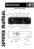 KENWOOD L-02T FM STEREO TUNER SERVICE MANUAL INC BLK DIAG PCBS SCHEM DIAGS AND PARTS LIST 28 PAGES ENG