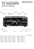 KENWOOD TS-450S TS-690S HF TRANSCEIVER ALL MODE MULTIBANDER SERVICE MANUAL INC BLK DIAGS PCBS SCHEM DIAGS AND PARTS LIST 184 PAGES ENG