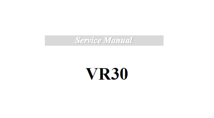 KORG VR30 VOX REVERB AMPLIFER SERVICE MANUAL INC SCHEM DIAGS PCB AND PARTS LIST 7 PAGES ENG