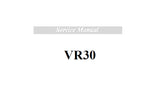 KORG VR30 VOX REVERB AMPLIFER SERVICE MANUAL INC SCHEM DIAGS PCB AND PARTS LIST 7 PAGES ENG