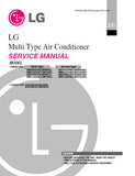 LG AMNH AMNC SERIES MULTI TYPE AIR CONDITIONER SERVICE MANUAL INC WIRING DIAG PCBS SCHEM DIAGS TRSHOOT GUIDE AND PARTS LIST 86 PAGES ENG