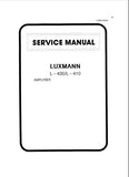 LUXMAN L-410 L-430 STEREO INTEGRATED AMP SERVICE MANUAL INC BLK DIAG SCHEMS PCBS AND PARTS LIST 23 PAGES ENG
