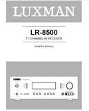 LUXMAN LR-8500 7.1 CHANNEL AV RECEIVER OWNER'S MANUAL INC CONN DIAGS AND TRSHOOT GUIDE 41 PAGES ENG