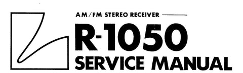 LUXMAN R-1050 AM FM STEREO RECEIVER SERVICE MANUAL INC SCHEMS PCBS AND PARTS LIST 20 PAGES ENG