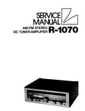 LUXMAN R-1070 AM FM STEREO DC TUNER AMP SERVICE MANUAL INC SCHEMS PCBS AND PARTS LIST 19 PAGES ENG