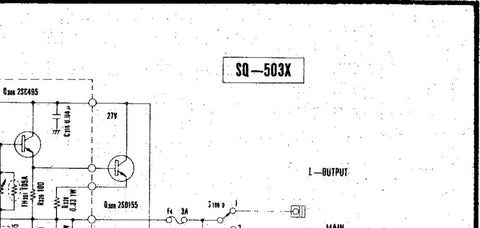 LUXMAN SQ-38FD SCHEMATIC DIAGRAM 1 PAGE ENG