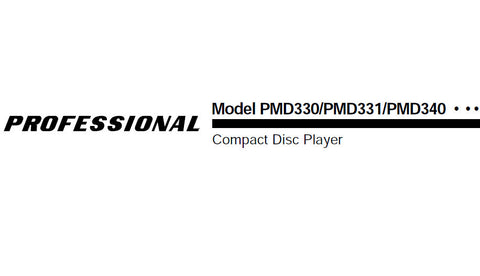 MARANTZ PMD330 PMD331 PMD340 CD PLAYER USER GUIDE 27 PAGES ENG