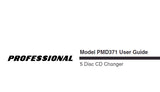 MARANTZ PMD371 5 DISC CD CHANGER USER GUIDE 35 PAGES ENG