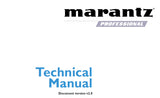 MARANTZ PMD930 SERIES DVD-VIDEO PLAYERS TECHNICAL MANUAL VER 2.0 20 PAGES ENG