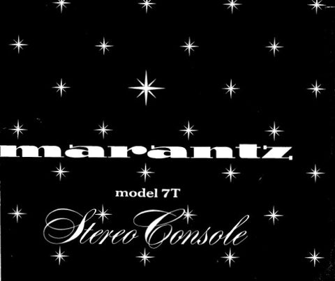 MARANTZ 7T STEREO CONSOLE SERVICE MANUAL INC BLK DIAG TRSHOOT GUIDE SCHEM DIAGS AND PARTS LIST 28 PAGES ENG
