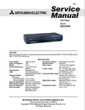 MITSUBISHI DD-6030 DVD PLAYER SERVICE MANUAL INC BLK DIAGS WIRING DIAG PCBS SCHEM DIAGS AND PARTS LIST 90 PAGES ENG
