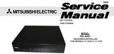 MITSUBISHI HD-4001 RECEIVER CONTROLLER FOR LT-3280 LT-3780 SERVICE MANUAL BOOK INC BLK DIAGS SCHEM DIAGS AND PARTS LIST 52 PAGES ENG