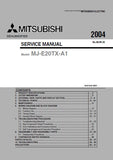 MITSUBISHI MJ-E20TX-A1 DEHUMIDIFIER SERVICE MANUAL INC COOLANT CIRC DIAG WIRING AND BLK DIAGS PCBS TRSHOOT GUIDE AND PARTS LIST 42 PAGES ENG