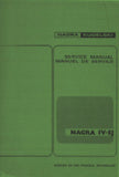 NAGRA IV-SJ REEL TO REEL TAPE RECORDER SERVICE MANUAL 11 PAGES ENG FRANC