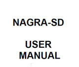NAGRA SD AUDIO RECORDER USER MANUAL 21 PAGES ENG
