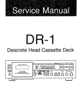 NAKAMICHI DR-1 DISCRETE HEAD STEREO CASSETTE TAPE DECK SERVICE MANUAL INC BLK DIAGS SCHEM DIAGS PCBS AND PARTS LIST 49 PAGES ENG