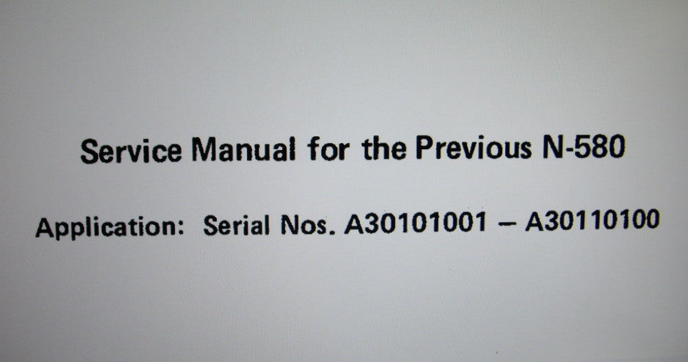 NAKAMICHI N-580 2 HEAD STEREO CASSETTE DECK SERVICE MANUAL INC BLK DIAGS SCHEMS PCBS AND PARTS LIST 32 PAGES ENG