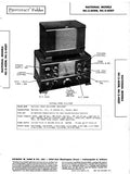 NATIONAL NC-2-40DR NC-2-40DT RECEIVER SERVICE MANUAL INC SCHEM DIAGS AND PARTS LIST 10 PAGES ENG