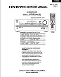 ONKYO HT-R390 (B) AV RECEIVER SERVICE MANUAL INC BLK DIAGS PCBS SCHEM DIAGS AND PARTS LIST 80 PAGES ENG