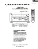 ONKYO TX-NR3009(B) TX-NR3009(S) AV RECEIVER SERVICE MANUAL INC BLK DIAGS SCHEM DIAGS AND PARTS LIST 228 PAGES ENG
