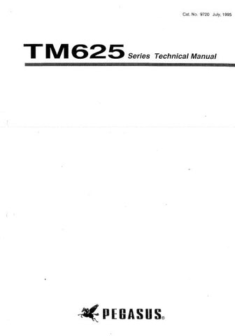 PEGASUS TM625 SERIES SEWING MACHINE TECHNICAL MANUAL BOOK ENGLISH INC SCHEM DIAGS 32 PAGES ENG