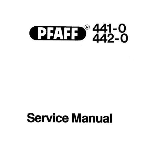 PFAFF 441-0 442-0 SEWING MACHINE SERVICE MANUAL BOOK 32 PAGES ENG