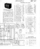 PHILIPS 462A 3 BAND AC SUPERHET RECEIVER INC SCHEM DIAG AND PARTS LIST 4 PAGES ENG