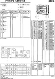 PHILIPS 480L RADIO SERVICE DOCUMENTATIE INC SCHEM DIAGS AND PARTS LIST 11 PAGES NL