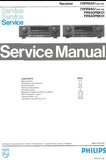 PHILIPS 70FR930 70FR940 70FR930PBK01 70FR940PBK01 RECEIVER SERVICE MANUAL INC PCBS SCHEM DIAGS AND PARTS LIST 28 PAGES ENG DEUT FRANC NL ITAL